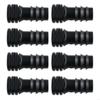 8Pcs Drip Irrigation Straight Fittings Barbed Locking Butt Joint Connectors 16mm Drip Tape Tubing Sprinkler Systems