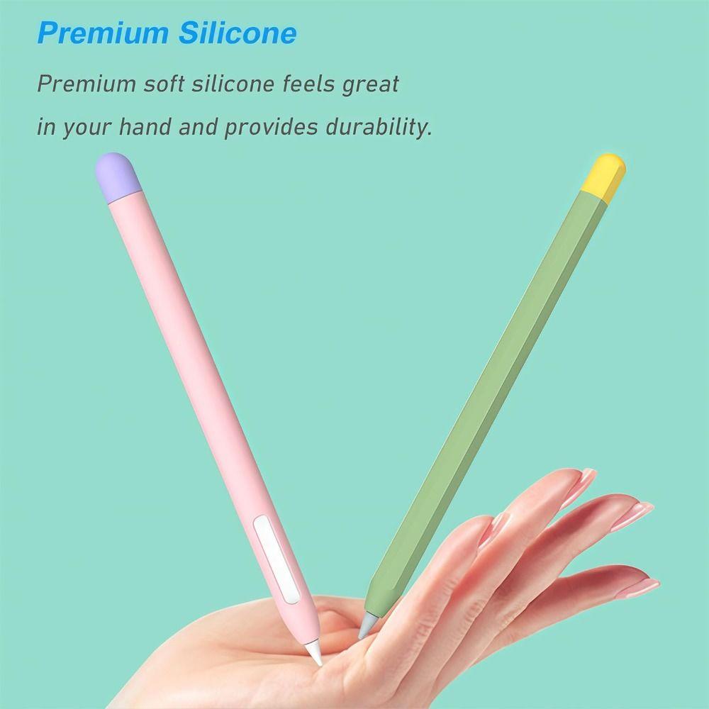 Silicone Tablet Pencil Case Shockproof Anti Slip Stylus Sleeve Colorful Waterproof for Apple Pencil Pro/2