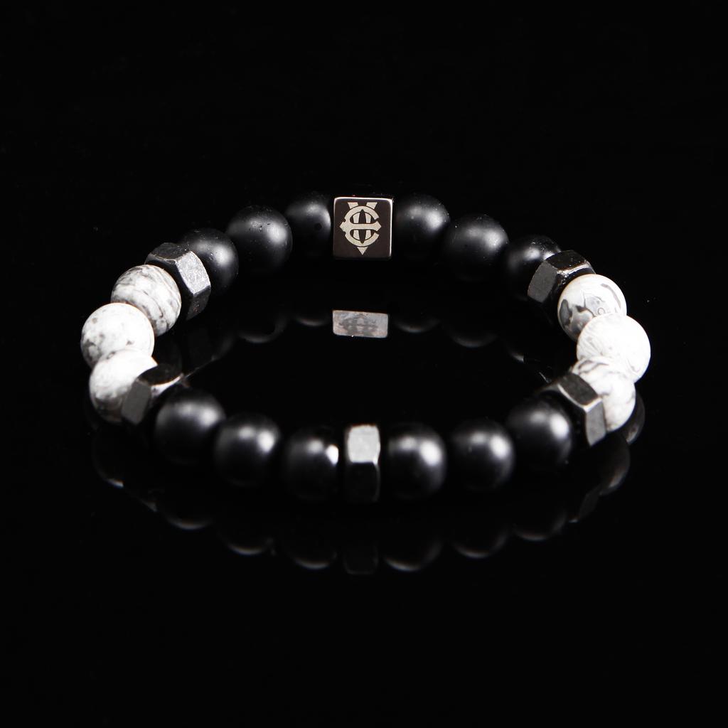 Eightvolume Ev Nut Bead Bracelet(Gray)