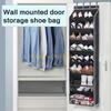 KX4B Easy Access Hanging Footwear Large Capacity Over the Door Footwear Holder for Bedroom Large Pocket Shoes Rack