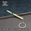 Mini Metal Shadow Blade Keychain Ornament Toy