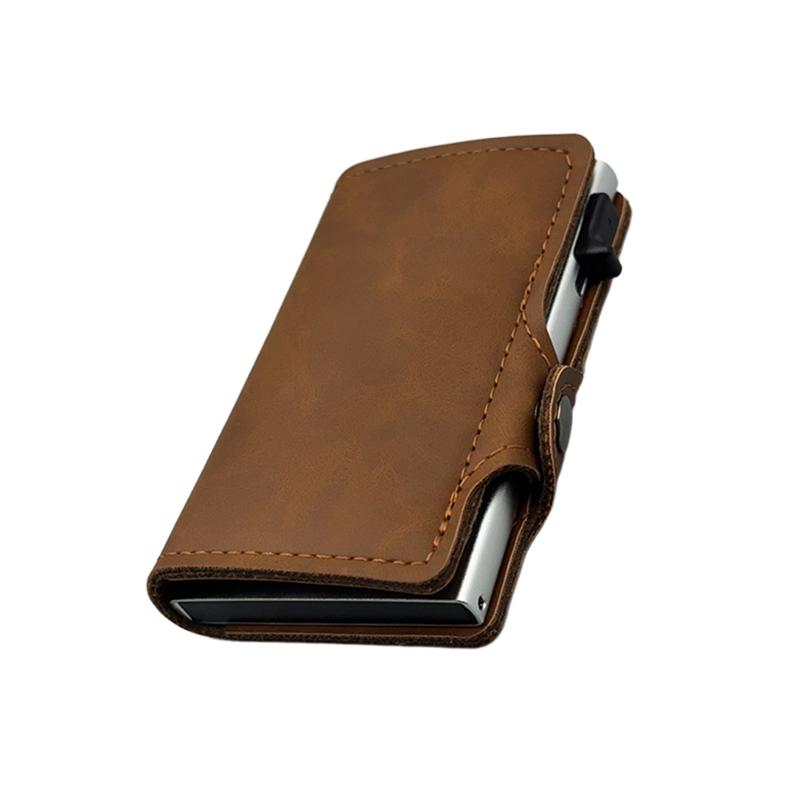 

Men s Women s Multi-Function Bank Card Wallet RFID Blocking Metal Aluminum ID Card Holder Fashion Business Purse