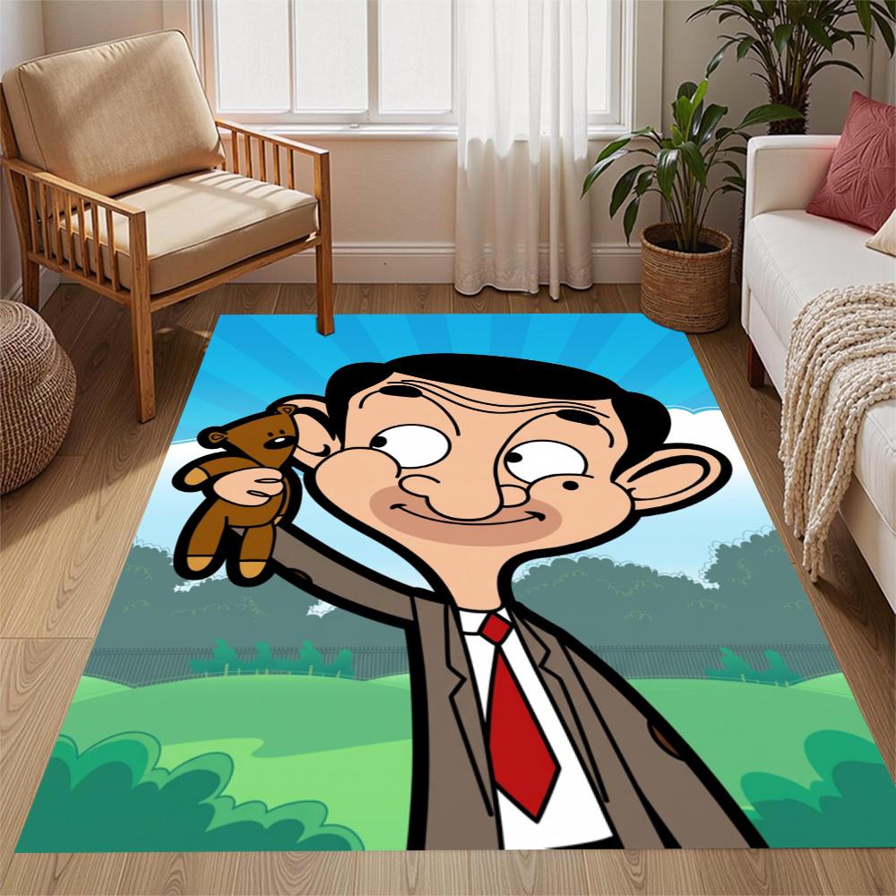 Mr Bean London Trip Carpet Design For Entryway Living Rooms Hallway Study Room Antislip Carpet Decorate Offices Spiritual Gift