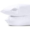 Pack of 2 Waterproof Anti-mite Sponge Pillow Protectors 63 X 63 Cm