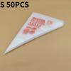 50/100PCS Disposable Pastry Bag Piping Bag Fondant Cream Squeeze Cream Bag Cake Decorating Nozzle Bakery Bakeware Kitchen Tools