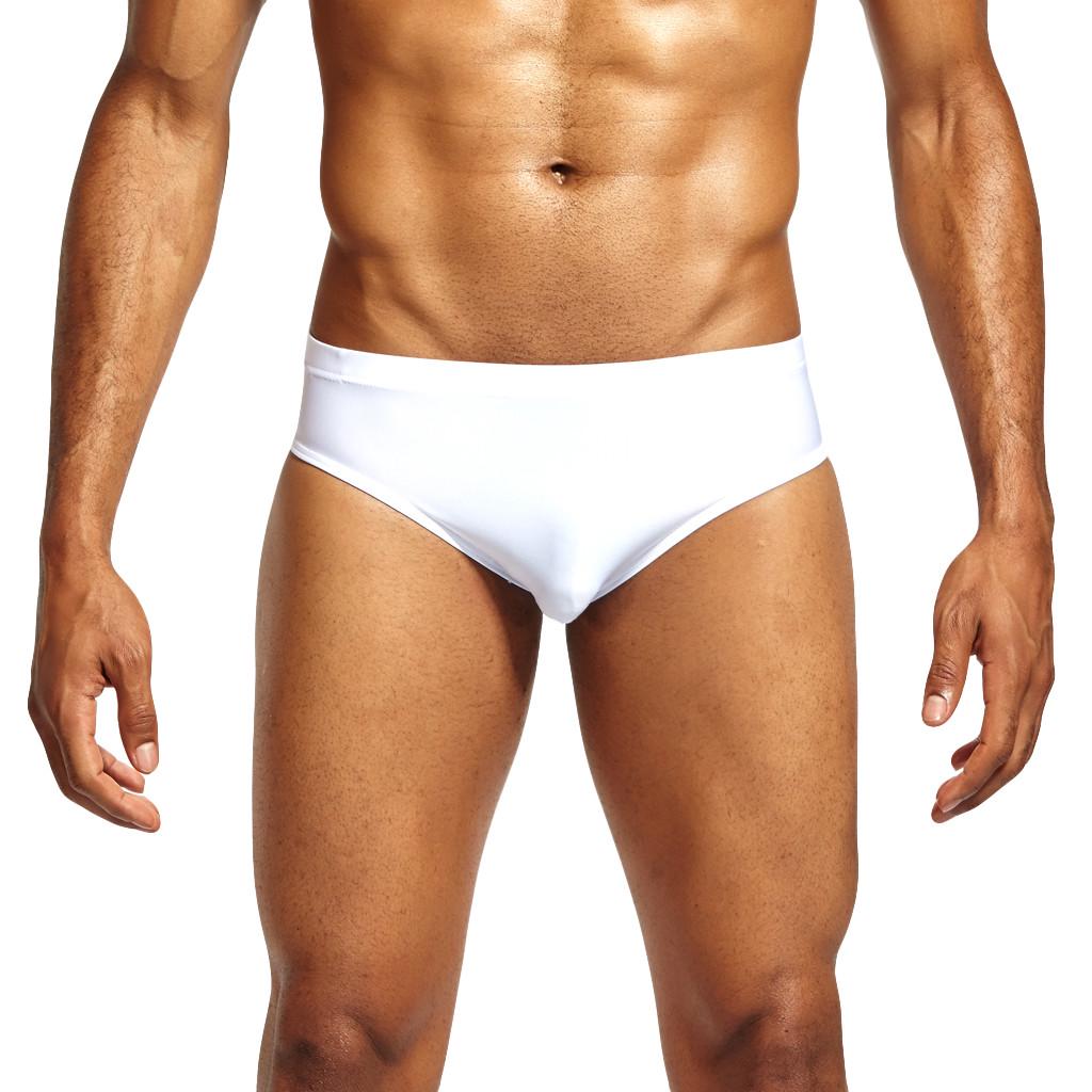 Men's New Fashion Low-waist  Ice-silk Underwear Sexy Comfortable Underwear