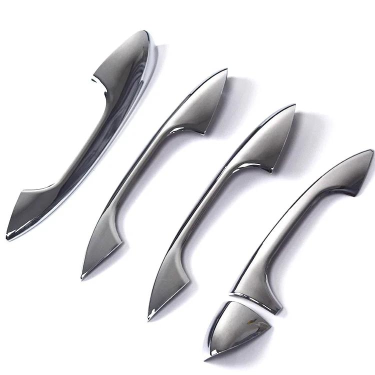 

For Mercedes Benz E-Class W213 W238 2017- Chrome Carbon Fiber LHD Car Door Handle Cover Styling Accessories серебряный