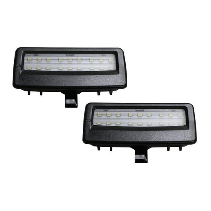 Black Finish OE-Fit 3W LED Sun Visor Vanity Mirror Lights For BMW 5 7 Series