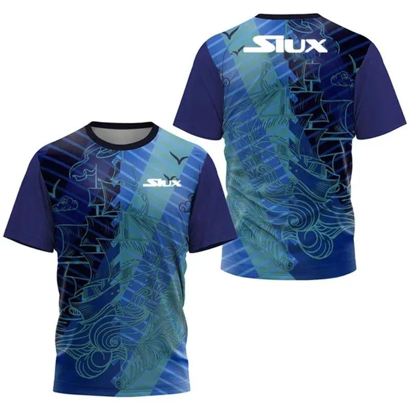 Nueva Camiseta de Secado Rápido SIUX para Hombre Verano Sudor Running Sudadera Sudor Manga Corta Transpirable Bádminton Tenis Voleibol Tops Deportivos