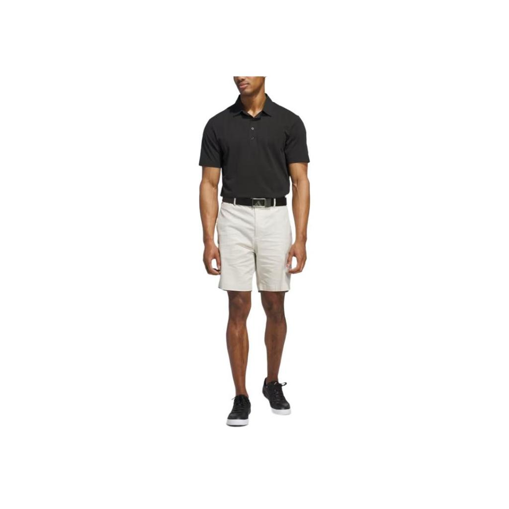 Adidas Ultimate365 Golf Twistknit Tour Fashion Simple Soft Versatile Short Sleeve Polo Shirt Men tops Black JN9081