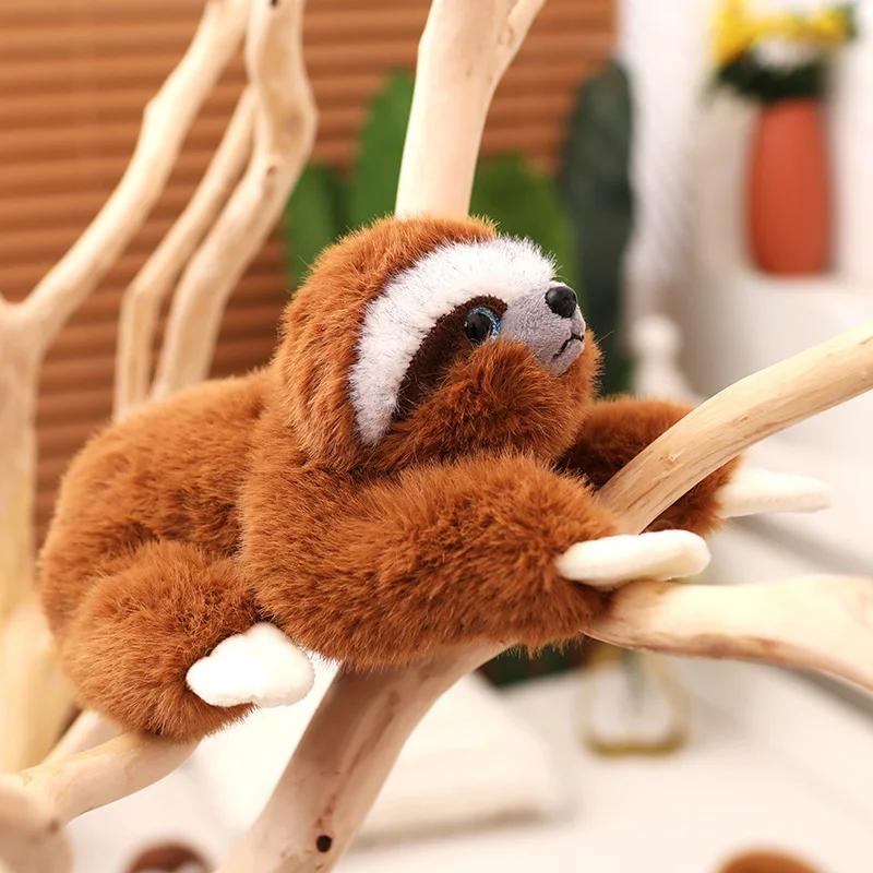 17/25/35CM Adorable Paresseux en Peluche Jouets en Peluche Animal Doux Rembourré Poupées Paresseux Jouet Kawaii Jolis Cadeaux d'Anniversaire Noël