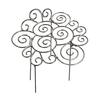 Anello di Supporto Metallico per Piante, Gabbia Decorativa a Gabbia per Peonie da Giardino, Anello Decorativo Grow-Through per Piante, Palo ad Anello Fiorito Impilabile per Piante da Casa, Dahlia, Crescita Iniziale