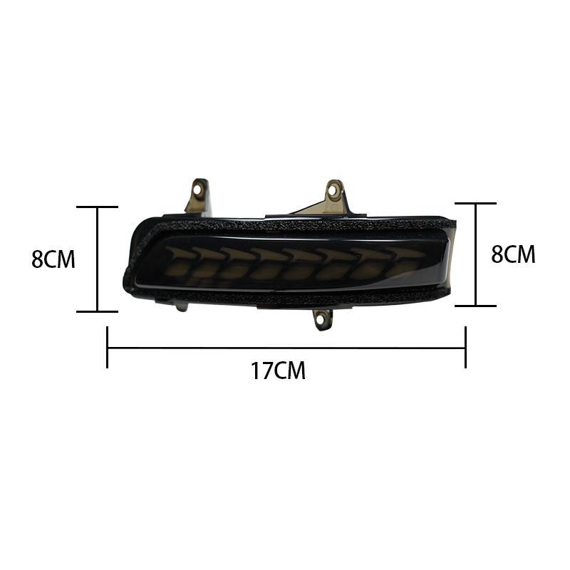 LED Mirror Turn Signal Light for Prado GRJ150 Land Cruiser 2009-2018Sequential Dynamic Blinker Amber Yellow Exterior Upgrade Kit