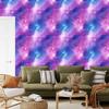Watercolor Galaxy Wallpaper In Violet, Lavender, Blue and Azure 50x1000