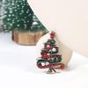 Kristallkragen Brosche Weihnachtsmann Bunter Schmuck Baum Vintage Strassnadel Weihnachtsbaum Brosche