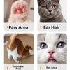 Low Noise Electric Dog Hair Trimmer Dual-Head Design Powerful Motor Cat Nail Grinder Professional USB Charging Dog Paw Trimmer