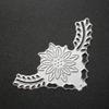 Winkel-Blumen-Spitzen-Stanzformen, Metallschablone, DIY, Scrapbooking, Album, Papier, Karte, Prägung, Handwerk, gestanzt