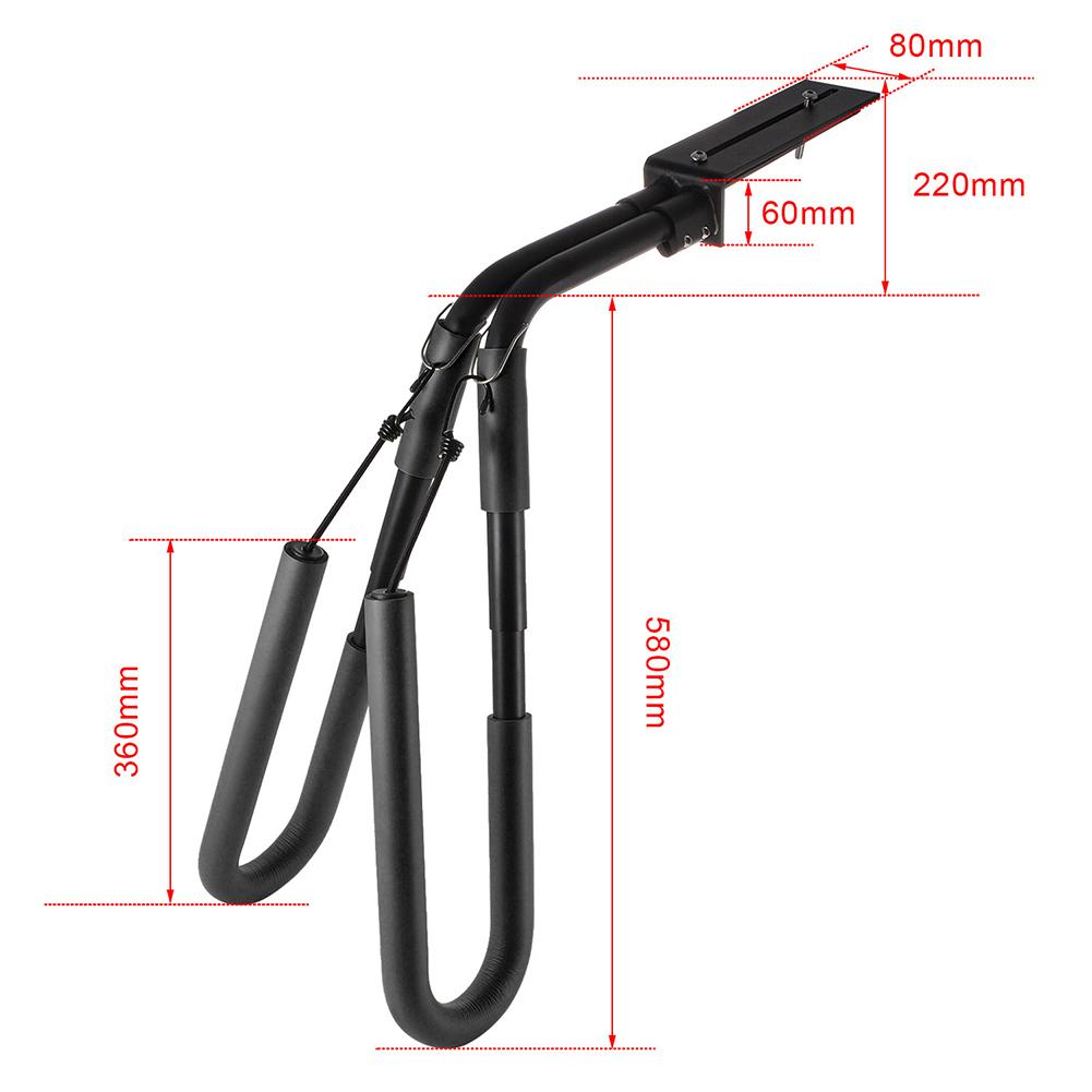 Bike Surfboard Carrier Rack Bicycle Surfboard Rack Motorcycle Surfboard Rack Motorcycle Surf Bracket Holder Aluminium Alloy