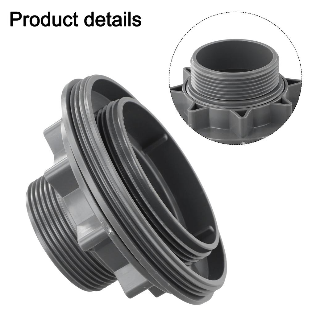 Pool Hose Connector Threaded Inlet Strainer Connector Kit For Intex 10744 10256 Swimming Pool Accessories Easy Installation