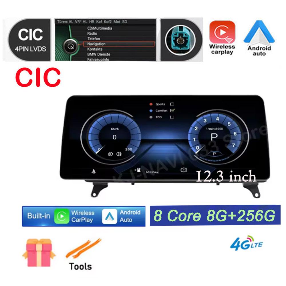 Android 14 For BMW X5 E70 X6 E71 CCC / CIC System IPS HD Touch Screen Car Video Player Multimedia Radio Stereo GPS Navigation