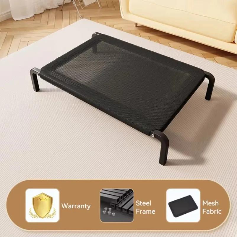 Elevated Pet Bed Dog Cat Folding Pet Camping Bed Cat Dog House Portable Removable Washable Four Seasons Cats Kennel Puppy Beds