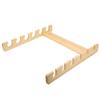 Fishing Rod Storage Rack Holder Pole Bracket WallMounted 6 Position Bamboo Showing Stand