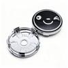 4pcs Smiling Face Logo Emblem Car Wheel Center Caps 60MM 56MM Wheels Hub Cap Smile Badge Rim Hubcaps Cover Replace Accessories