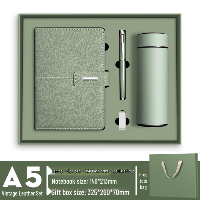 Elegant Business Notebook Gift Set - Office, Meeting, Study, Corporate Souvenir