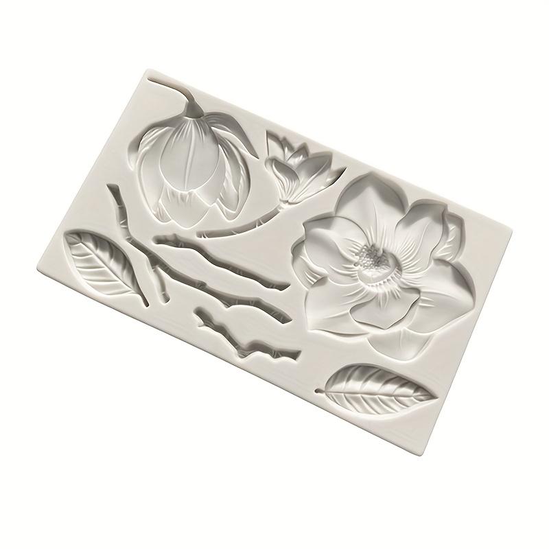 

1 шт. Силиконовые формы с цветами и листьями в стиле барокко, Подходят для поделок из смолы своими руками, Кристальной смолы и украшений для торта из мастики Style B