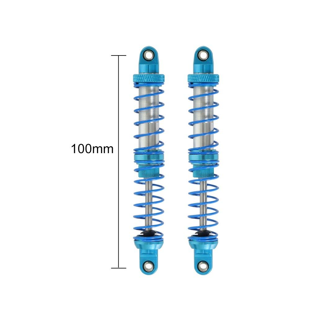 2Pcs Metal Shock Oil Damper Suitable for 1/10 Remote Control Crawler Vehicle Axial SCX10 90046 AXI03007 TRX4 TRX6 Upgrade Parts