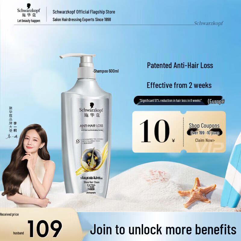 Schwarzkopf Anti-Hair Loss Shampoo