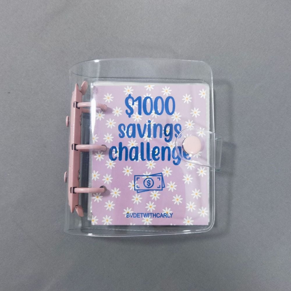 $150/300/500/1000 Money Saving Binder Mini Envelope Savings Challenge Save Money