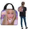 Hannah Montana Insulated Lunch Bag for Women Children Portable Food Boxes Thermal Lunch Box Tote