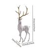 Sculpture Figurine, Deer Statue, Table Ornament for Chimney Cabinet, House Decoration, Gift
