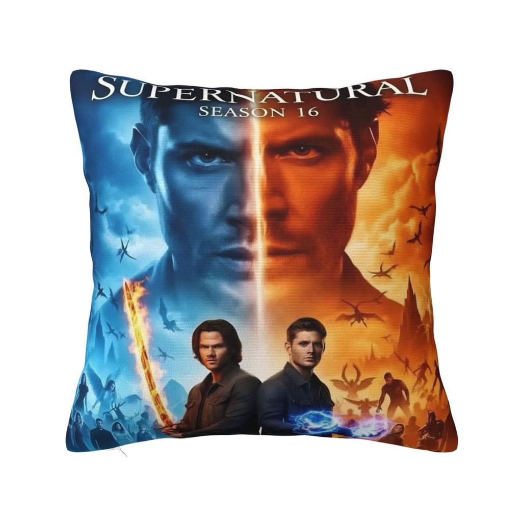 Dean Winchester Supernatural Television Pillow Cover Cushion Cover Pillow Case Kawaii Pillowcases For Sofa Home Decoration