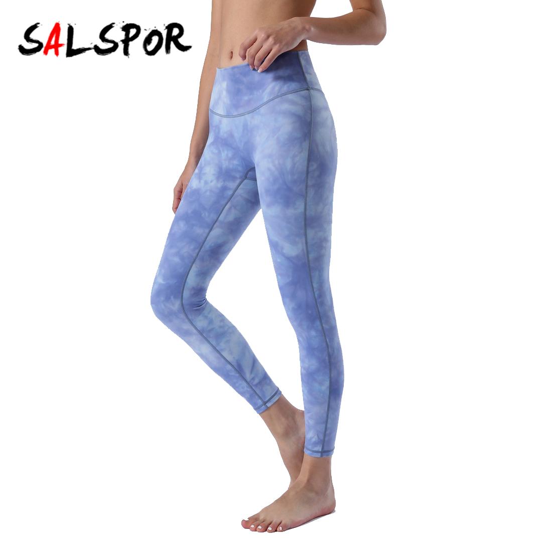 

Женские брюки для йоги телесного цвета, брюки без смущения с высокой талией, брюки для фитнеса с девятью точками, леггинсы