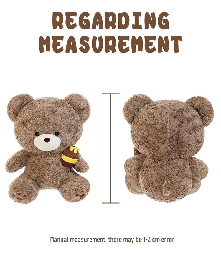 Cross-border Bee Bear Plush Toy: Children's Bedtime Doll & Birthday Gift