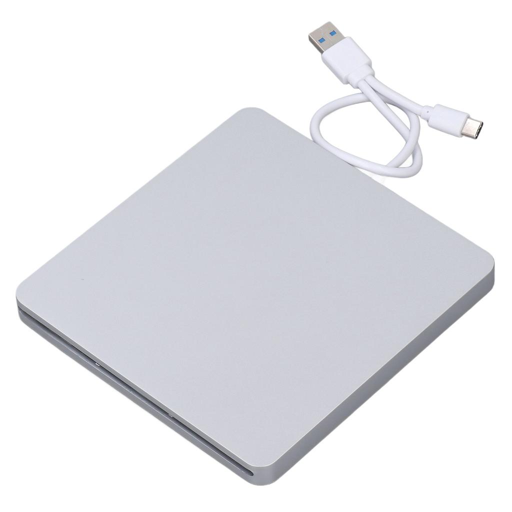Externes DVD-Laufwerk USB 3.0 Typ C CD-Brenner Slim Tragbares CD-DVD Optisches Laufwerk Rewriter Player für Laptop Desktop-PC