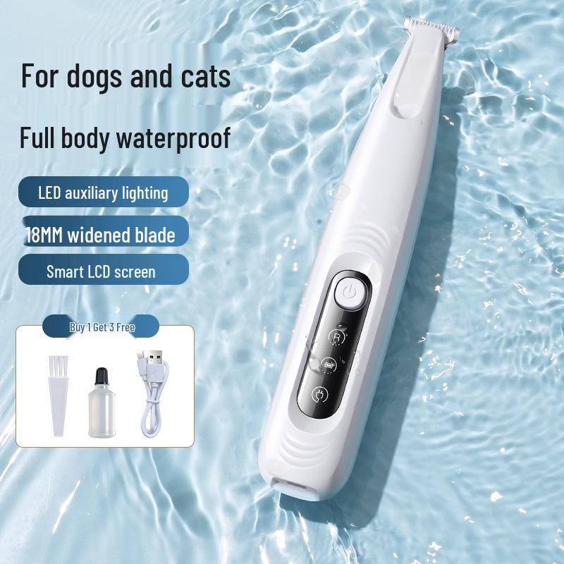 Pet Paw Shaver: Electric Cat & Dog Lighted Hair Trimmer