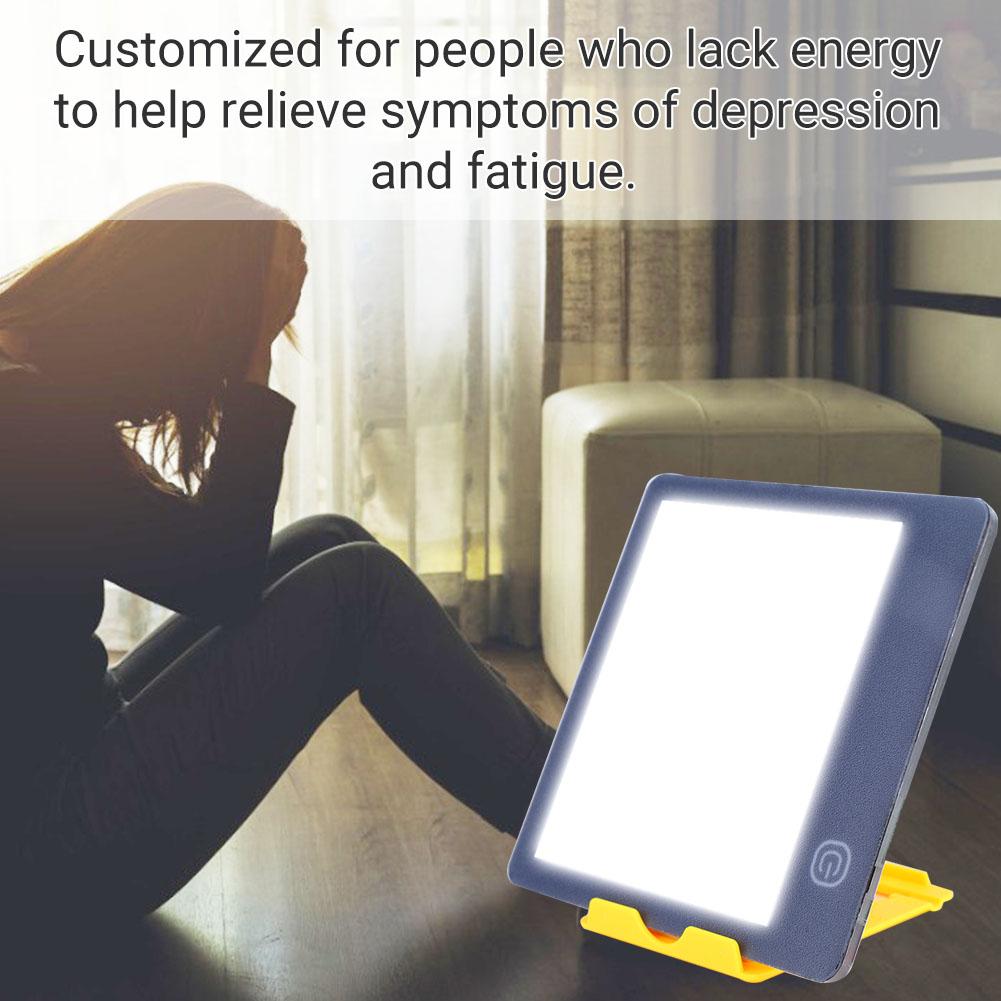 LED Therapy Lamp Seasonal Affective Disorder Postpartum Care Phototherapy Light with Holder
