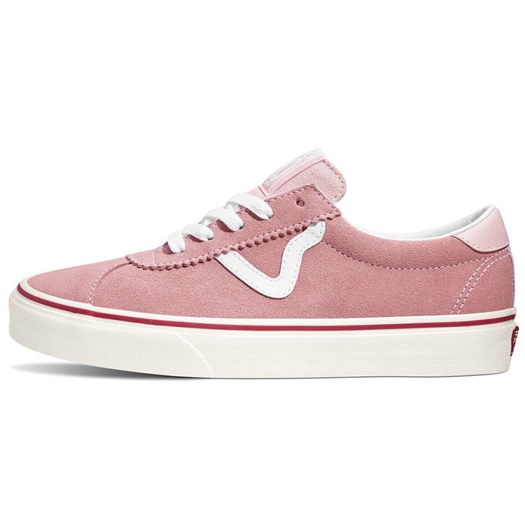 Vans Sports Slip Resistant Durable Breathable Low Top Skate Shoes Unisex Sneakers Pink VN0A4BU62TY
