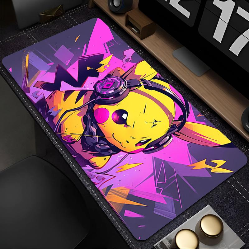 Mouse Pad Pokemon Pikachu xcm xxl speed For esports players Office Laptop Computer Keyboard Pad Non Slip Desk Mat Mousepad