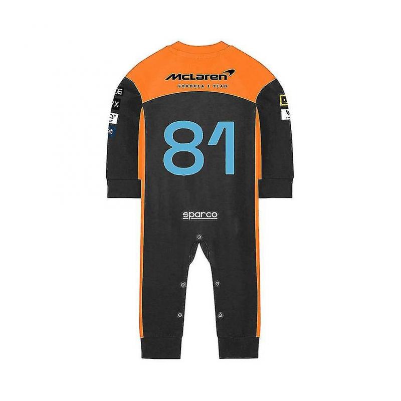 F1 Mclaren Baby Jumpsuit Formula One Team Racing Car Gulf Boy Girl Kids Romper Spring Cool Babies Clothes