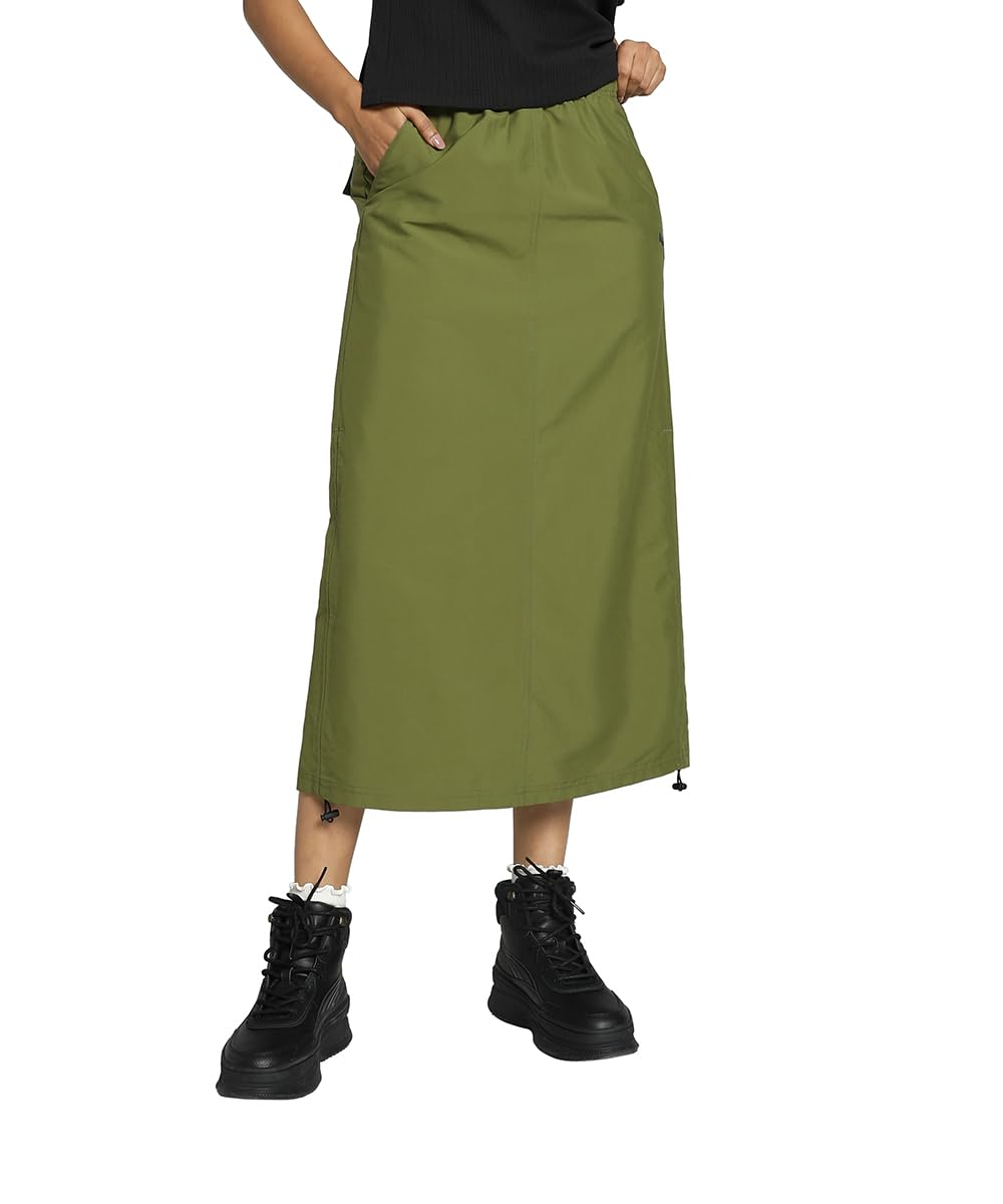 

DARE TO Medium Woven Skirt 624293 24 Color Olive Green [PUMA] Women s Spring/Summer (33)