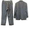 VISARUNO Made in Japan wool Striped Pattern suit Setup M Gray Men's Used