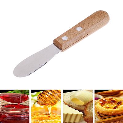 Cuchillo para mantequilla, untador de sándwiches, rebanador de queso, rebanador de hoja ancha de acero inoxidable