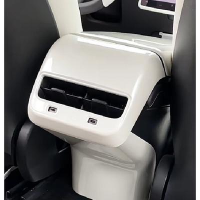 For Tesla Model 3/ Y Rear Air Vent Outlet Cover Trim White Anti-kick Accessories