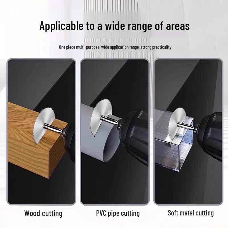 High-Speed Steel Circular Saw Blade for Handheld Drill & Electric Grinder (Wood, Plastic, Metal)