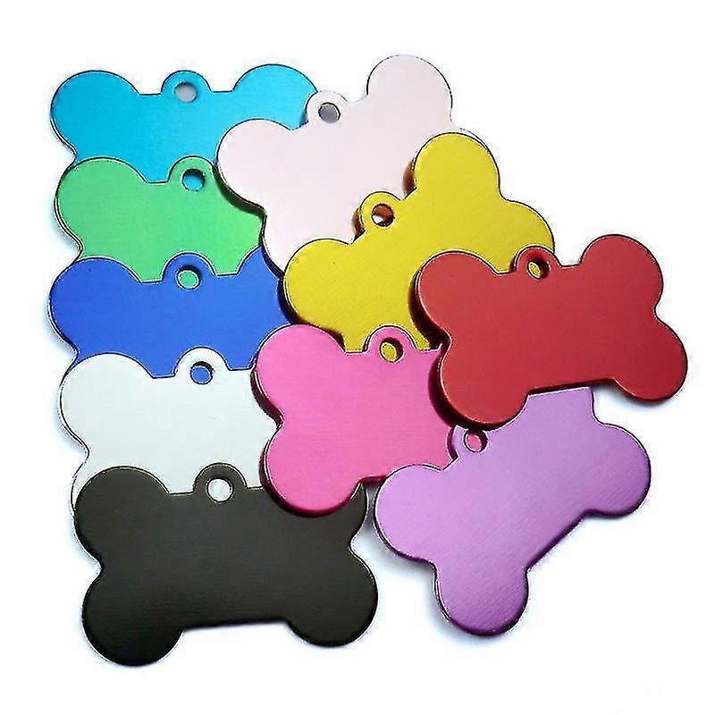 Pet id tags 38mm aluminum alloy dog cat identity badge plate pet supplies z30513