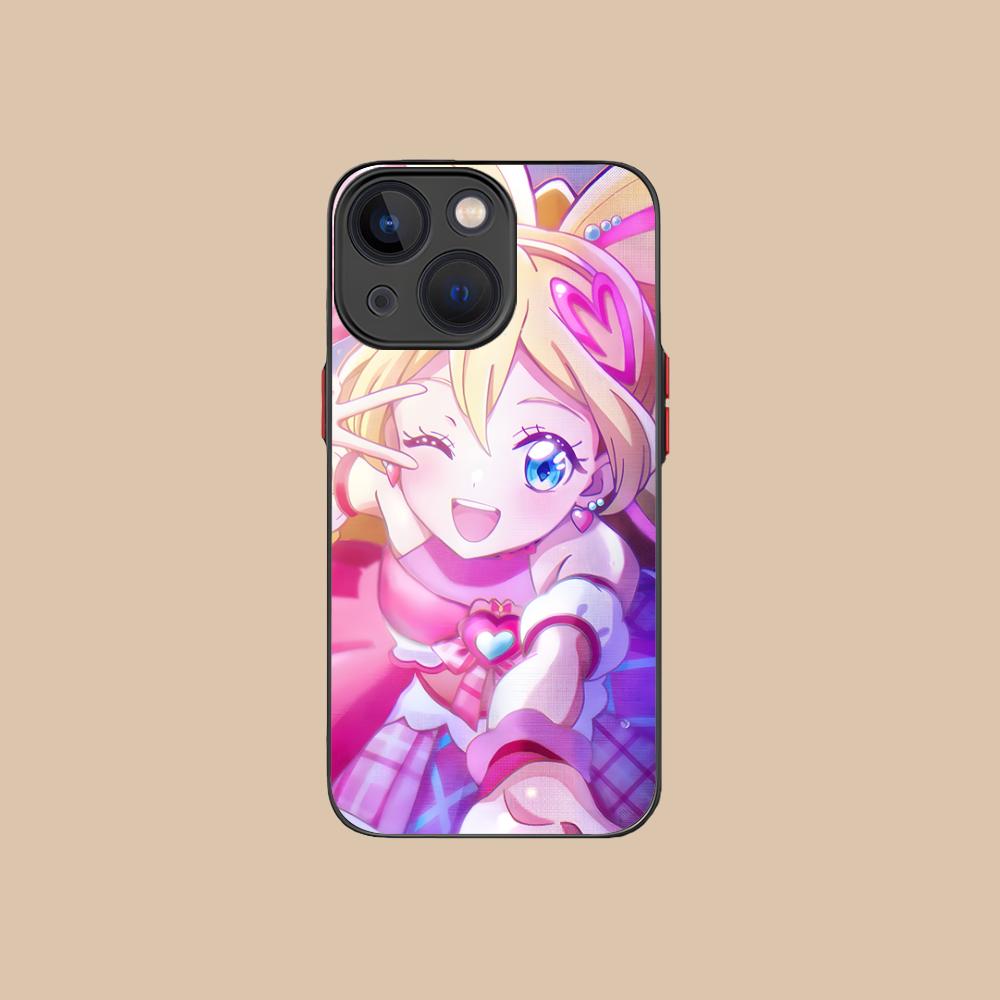 Sakura Uta Cure Idol Silicone Mobile Phone Case for iPhone 17 16 15 14 13 12 11 X XR XS Air Pro Max Plus Mini Colorful Cover
